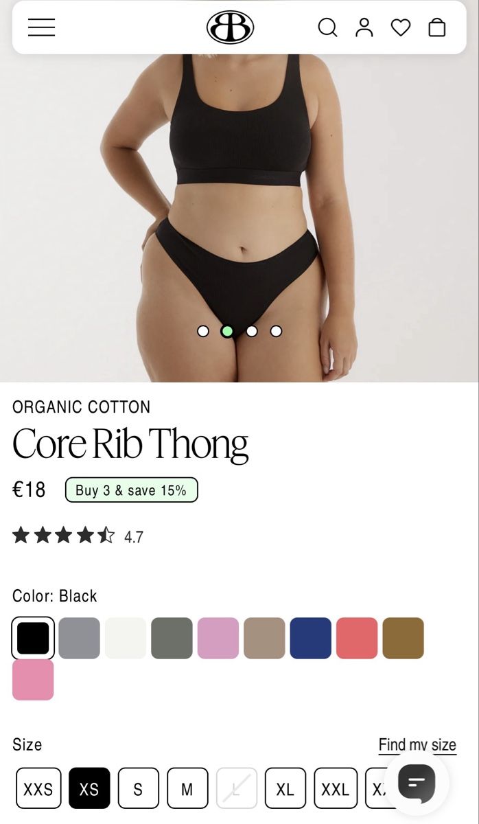 Altra biancheria intima: 5x Organic Basics Thong Unterhosen – Nuovo e nell'imballaggio originale da Bern venduto da ale_234 4