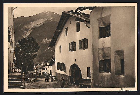 Cartoline postali: AK Valcava, Strassenpartie mit Gasthaus – Usato da Berlin venduto da bartko-reher