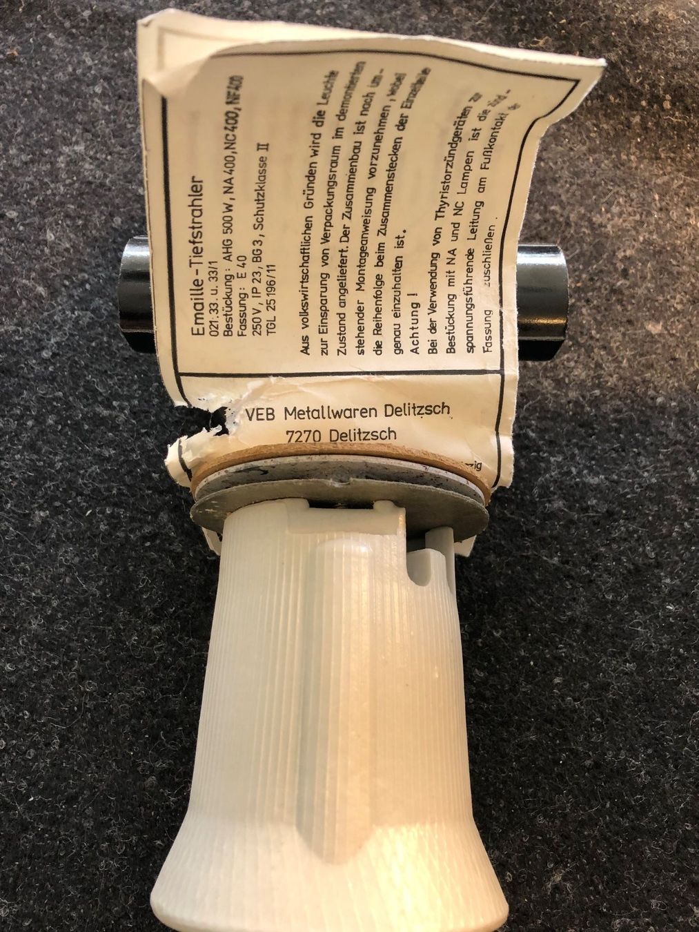 Lampade: Industrielampe Emaille – Usato da Unterstammheim venduto da Hawesta 6