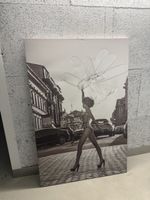 Leinwandbild schwarz weiss 150cm x 100 cm