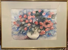 “Bouquet di Rose” – Acquerello firmato, 1999