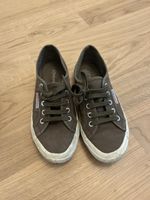 Superga Canvas Sneaker Khaki, Grösse 36