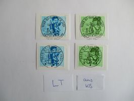 Voll Letztagsstempel der Poststelle 1025 St. Sulpice VD