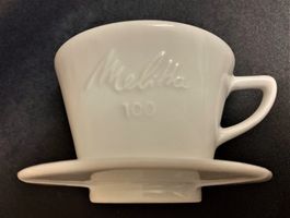 Melitta 100 Kaffee Filter - 3 Loch - weiss - Porzellan - TOP