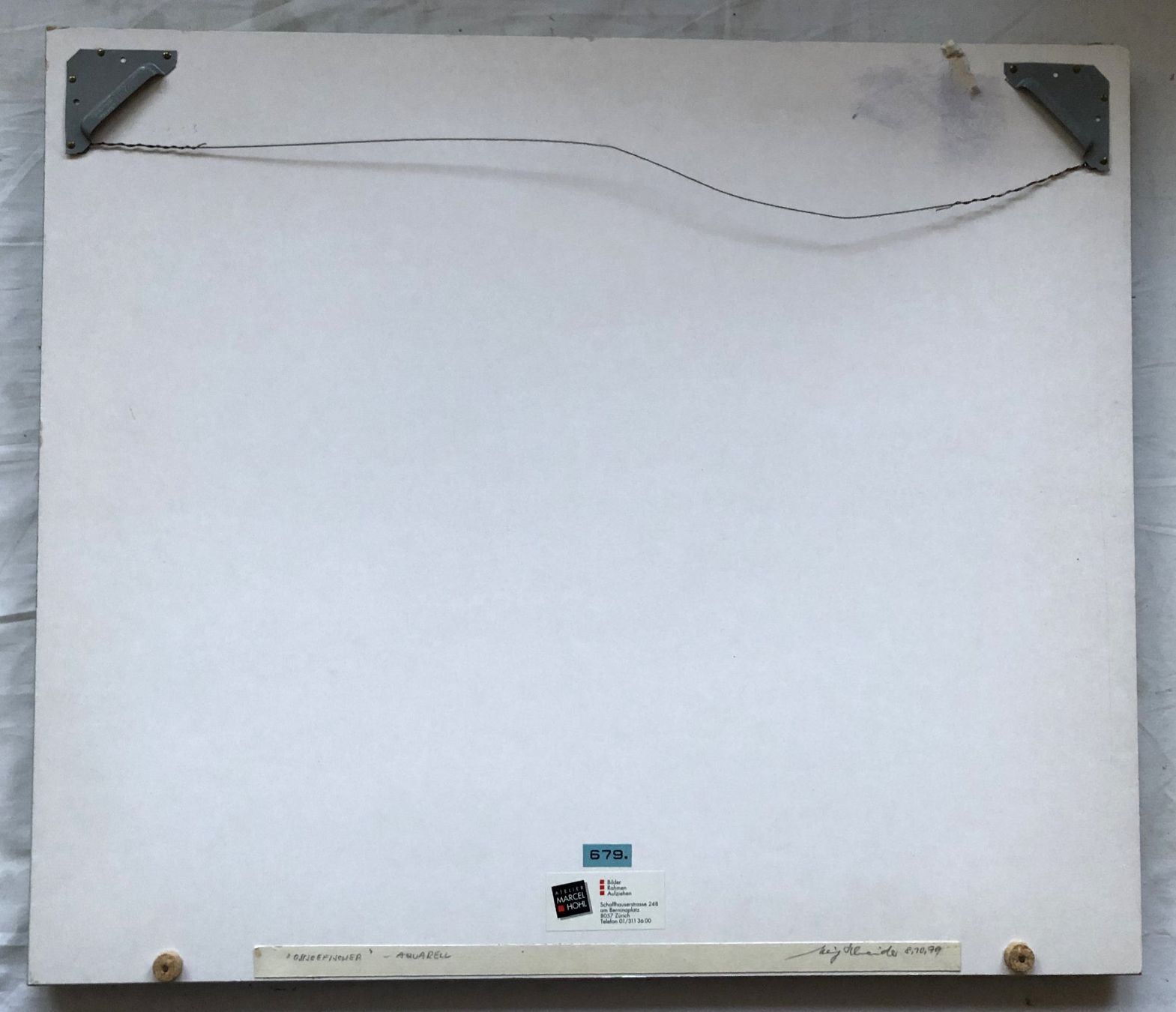 Dipinti: Gemälde - Aquarell - "Ostseefischer - Kühlungsborn-West" – Usato da Schaffhausen venduto da durruti 5