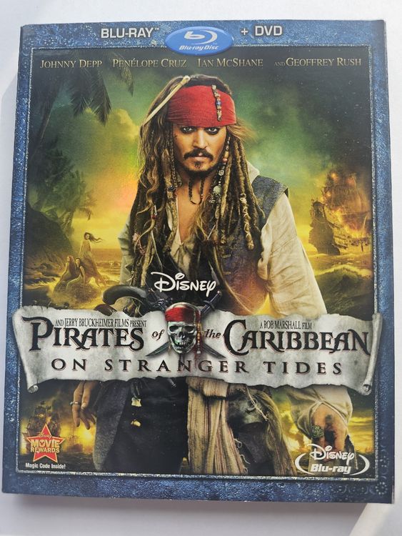 Pirates of the Caribbean - On Stranger Tides Blu-ray + DVD (Gebraucht ...