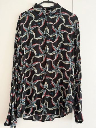 Scotch&Soda Hemd, Grösse L, schwarz gemustert, Top Zustand