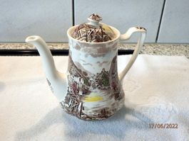 Kaffeekanne mit Deckel, Olde English by Johnson Bros