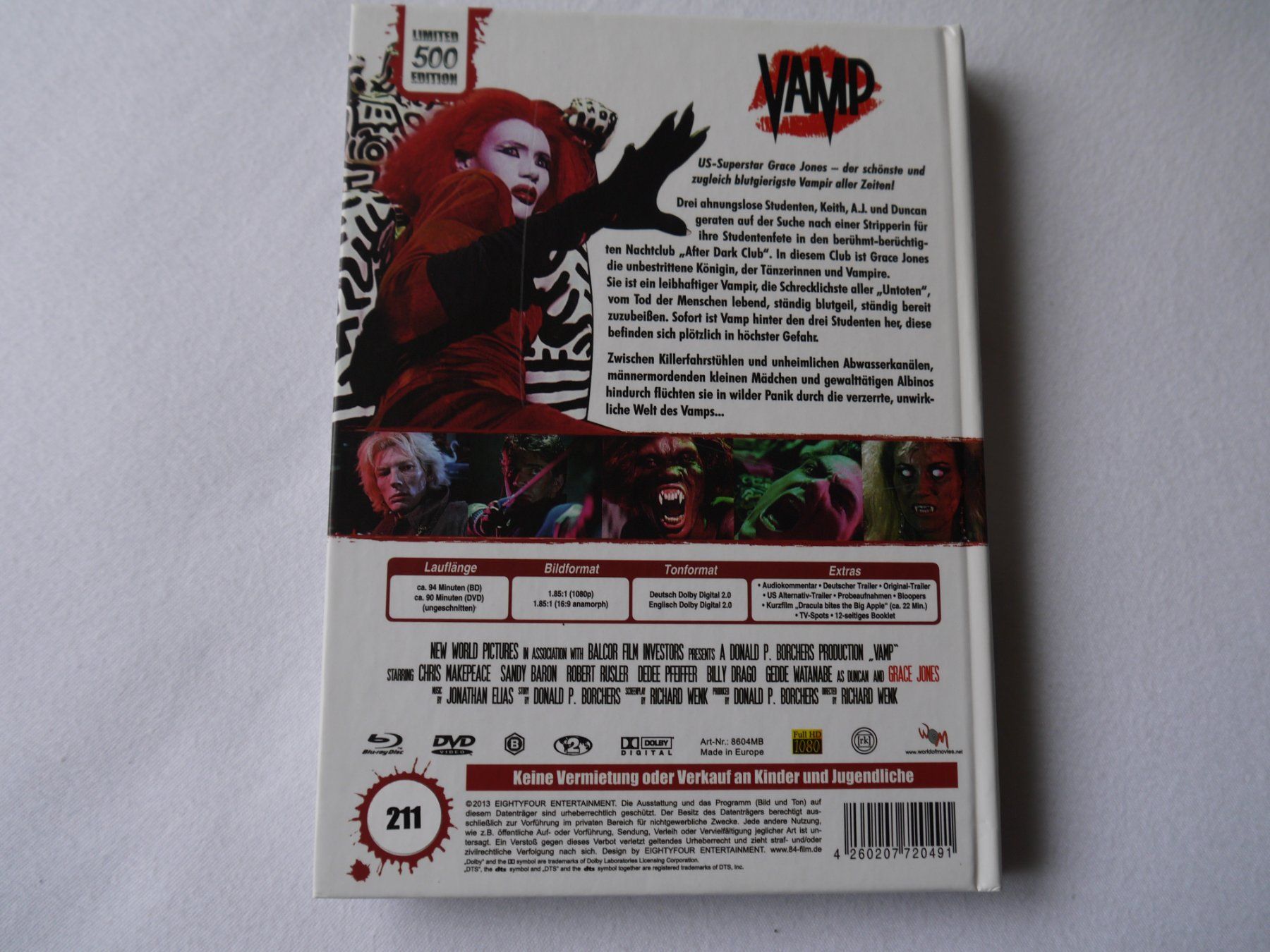 Tutti i DVDs: VAMP - Grace Johns-Mediabook -uncut – Usato da Hagendorn venduto da Blaf 5
