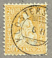 32 Grosser Zwerstempel Klosters-Platz AW Gr.139