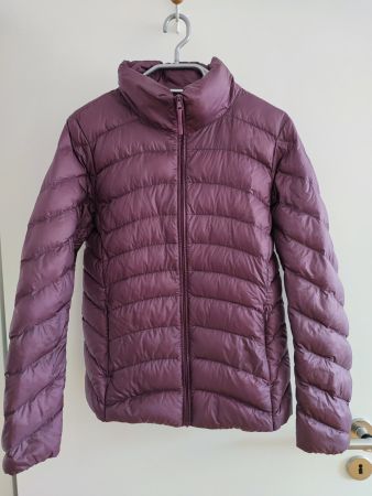 Uniqlo Ladies Purple Down Light Jacket, 38, 90%New