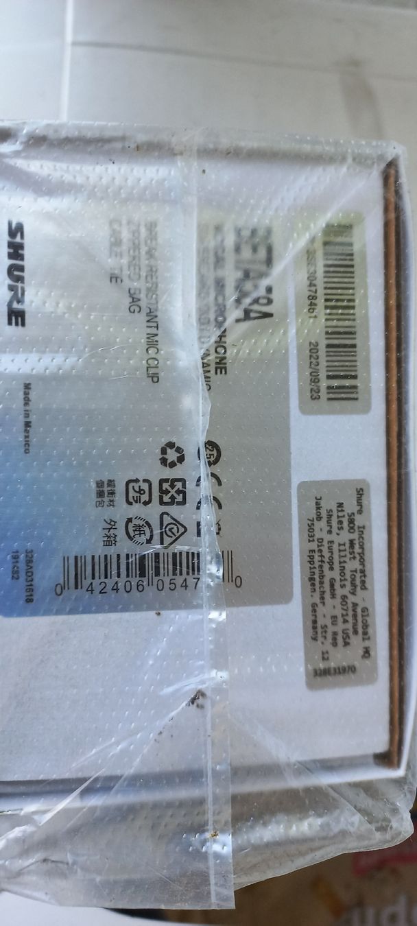 Shure Microphones: Shure Beta 58 A mit ext. Wirelessistem – Neuf avec emballage d'origine à Schaffhausen par raj_f5dm 2