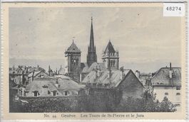 Geneve - Les Tours de St. Pierre et le Jura