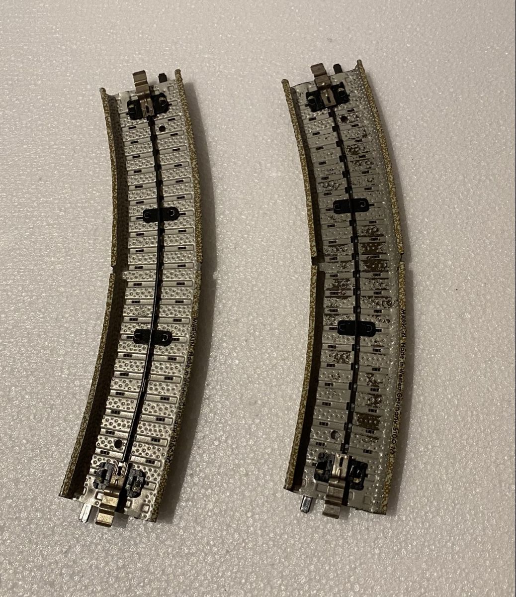 Märklin Modellini di ferrovie: 2 Stück Märklin 5100 M-Gleis – Usato da Othmarsingen venduto da schmidric 2