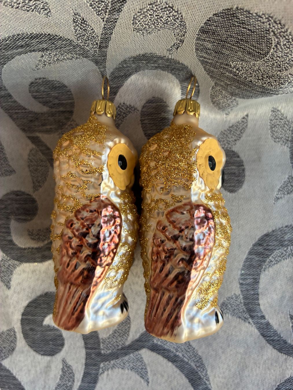 Tutte le decorazioni: 2 Eulen Eule Vogel Christbaumschmuck – Nuovo e nell'imballaggio originale da Alpnach Dorf venduto da marvo 4