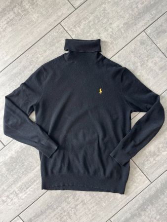 POLO Rollkragenpulover Schwarz