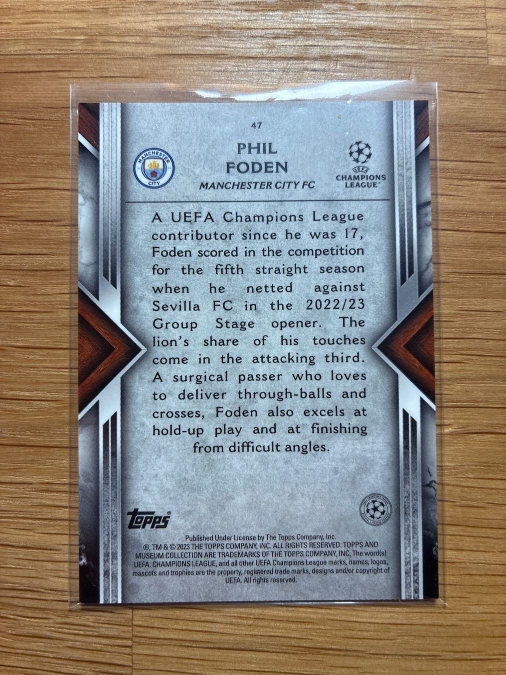Panini Carte collezionabili: Topps Museum Phil Foden /75 – Usato da Wangenried venduto da Garagara 1