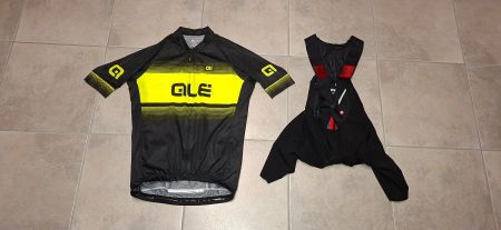 Castelli Premio Radhose bib shorts schwarz Alé Trikot Gr. S