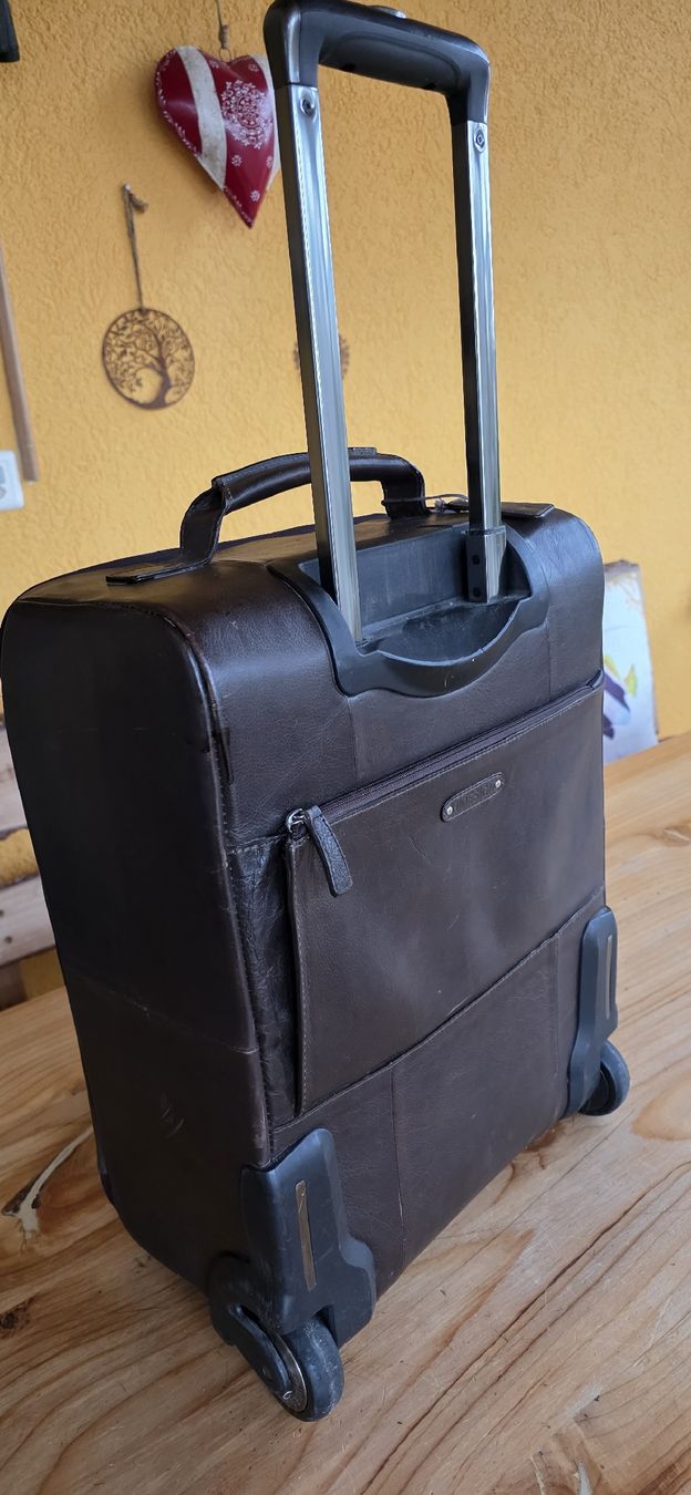 Lässig Valigie: Lederkoffer, HIDESIGN – Usato da Balgach venduto da swiss-steppenwolf 1