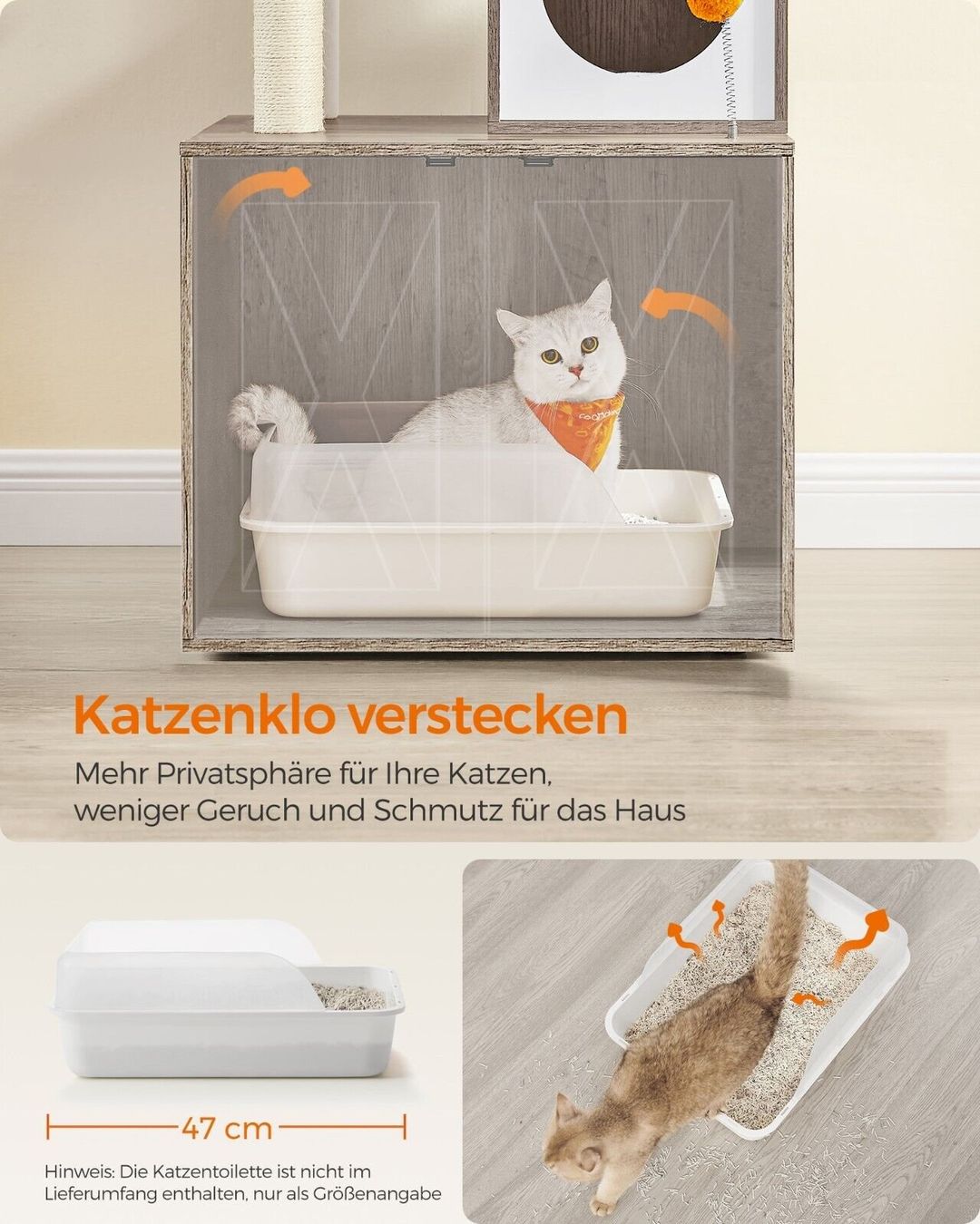 Arbres à chats: FEANDREA Kratzbaum 185cm – Neuf avec emballage d'origine à Bottighofen par zaap 5