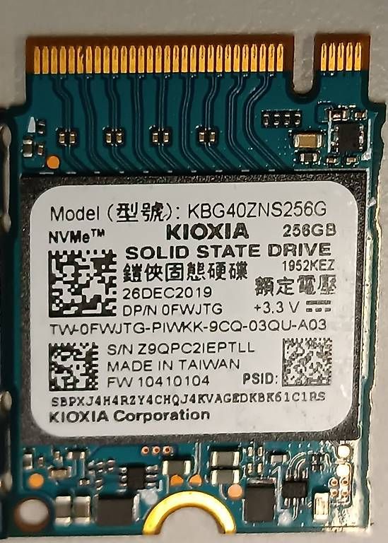 Disques durs: SSD 256GB NVMe – D'occasion à Eysins par Lochi1 1