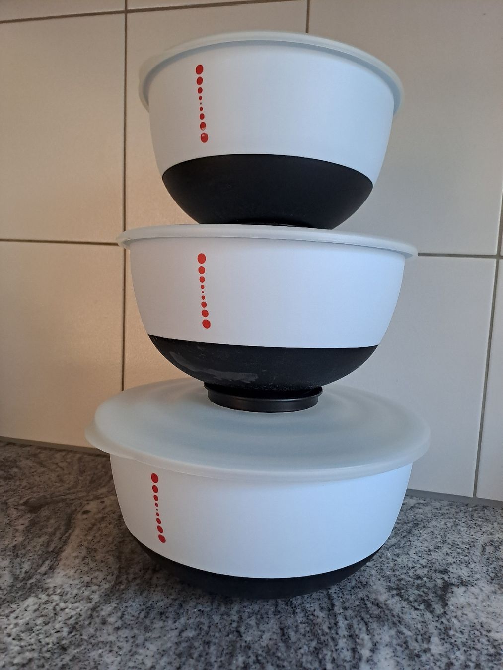 Ciotole: Schüsseln mit Deckel Zyliss 3er Set – Usato da Rickenbach LU venduto da bishiida 1