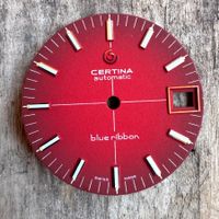 27.5 mm Certina Blue Ribbon Zifferblatt Dial