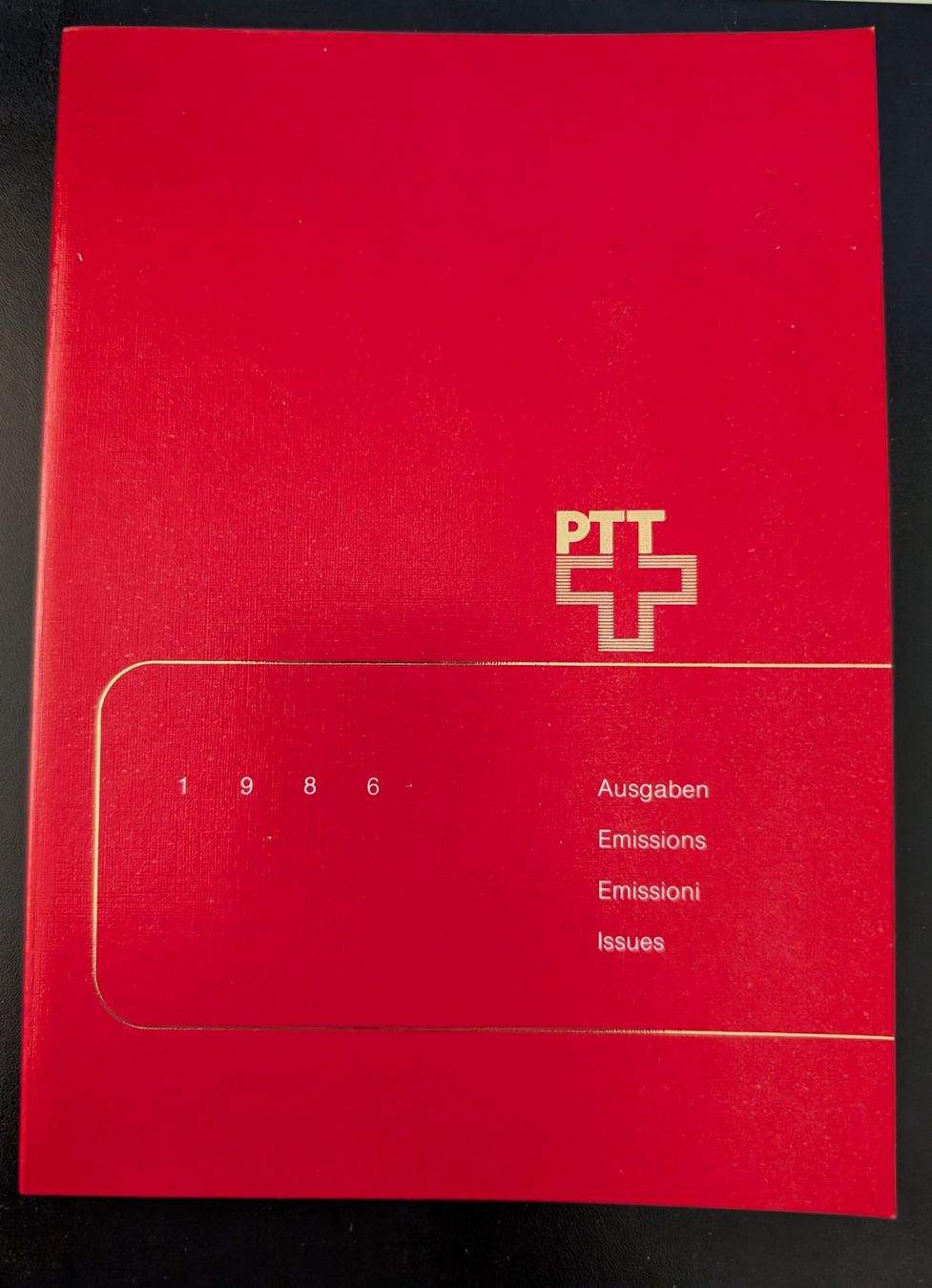 Tutti i francobolli: Briefmarken - PTT Jahrbuch 1986 Postfrisch – Nuovo (secondo la descrizione) da Allschwil venduto da odracir_philipp