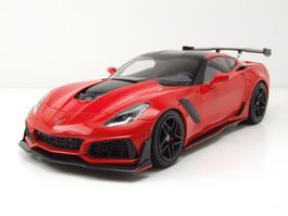 Chevrolet Corvette C7 ZR1 2018-2019 rot / schwarz       1:18