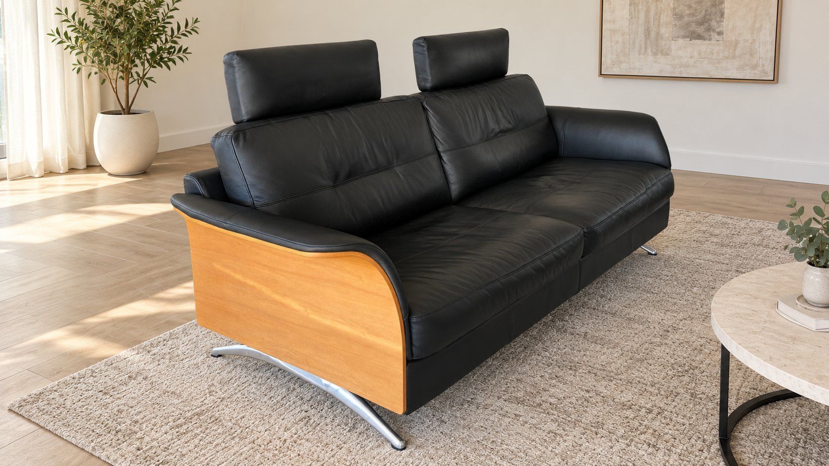 Livique Sofas: Ledersofa 3 Plätzer – Gebraucht aus Gretzenbach von Mega56 1