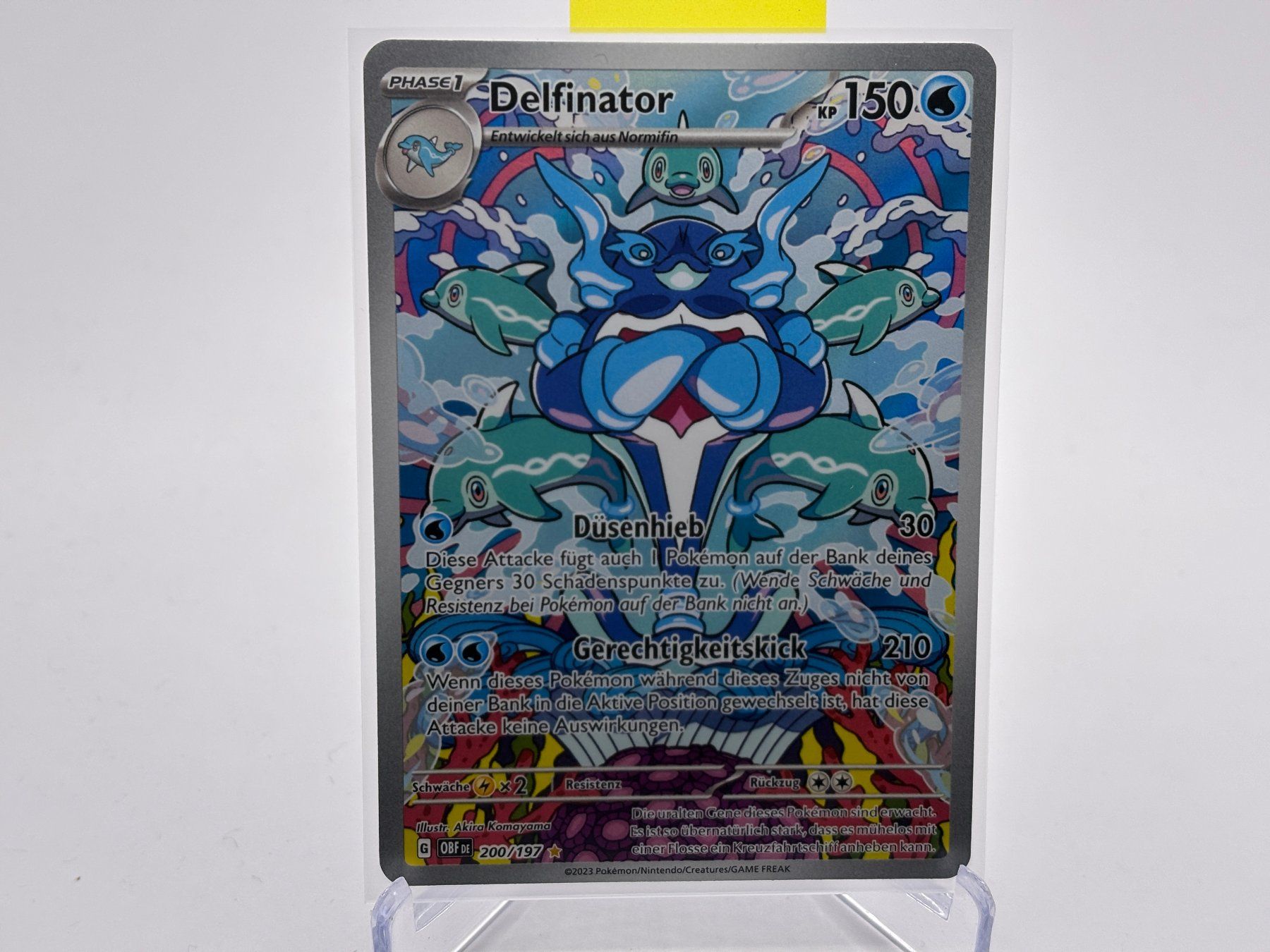 Pokémon Carte collezionabili: Obsidianflammen - Delfinator  (OBF 200) - DE – Nuovo (secondo la descrizione) da Allschwil venduto da Bullach
