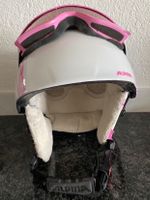 Alpina Skihelm Gr. 51-54cm und Alpina Skibrille, Kinder