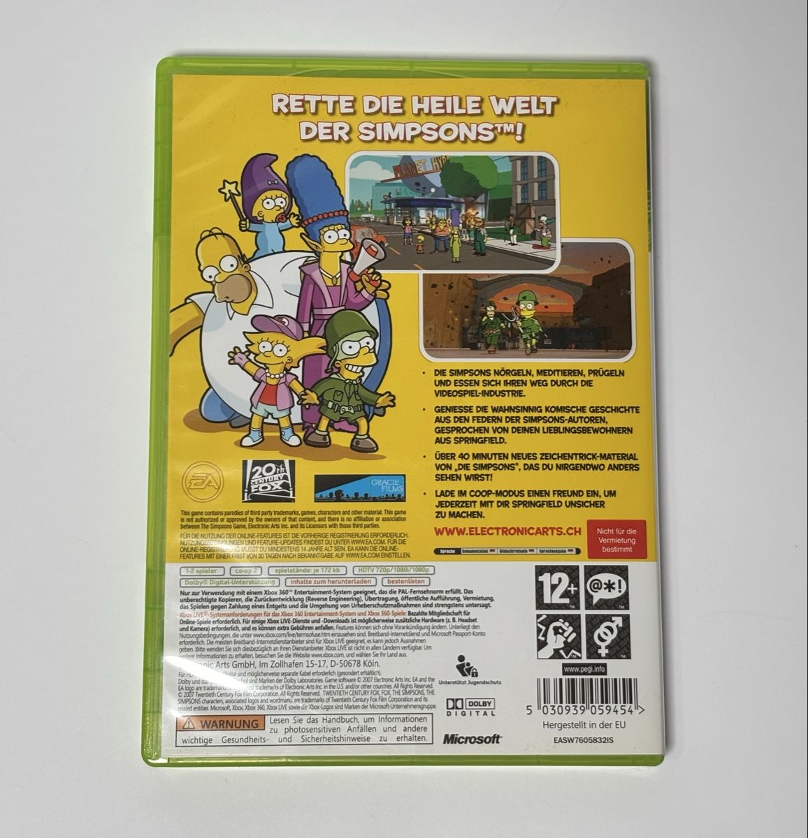 Spiele: Die Simpsons: Das Spiel | Xbox 360 – Gebraucht aus Gordola von kar_gy5g 1