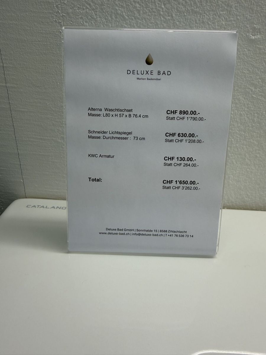 Alterna Badezimmermöbel: Alterna- Catalano Badmöbelset  – Neu (gemäss Beschreibung) aus Amriswil von deluxe_bad 1