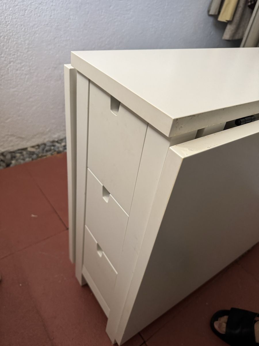Tables: Weisser IKEA Ausziehtisch – D'occasion à Rotkreuz par luk_xrb2 1