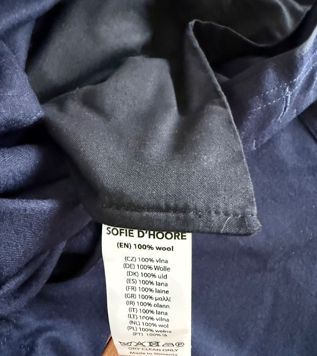 Pantaloni: Blaue Wollhose Sofie d Hoore – Usato da Luzern venduto da Mamutpe 2