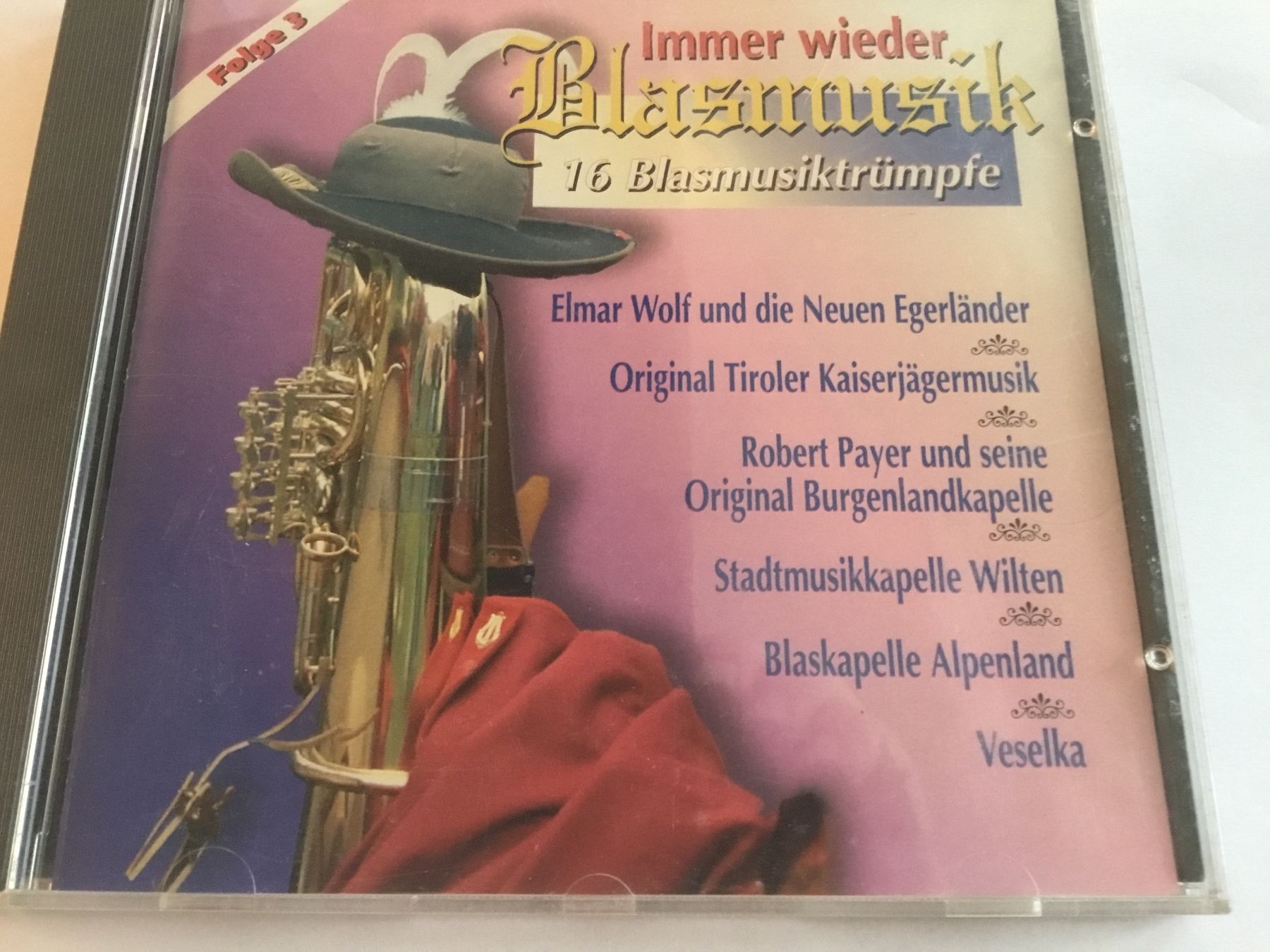 CD: CD Immer wieder Blasmusik 16 Blasmusiktreffer – Usato da Thierachern venduto da sweden08
