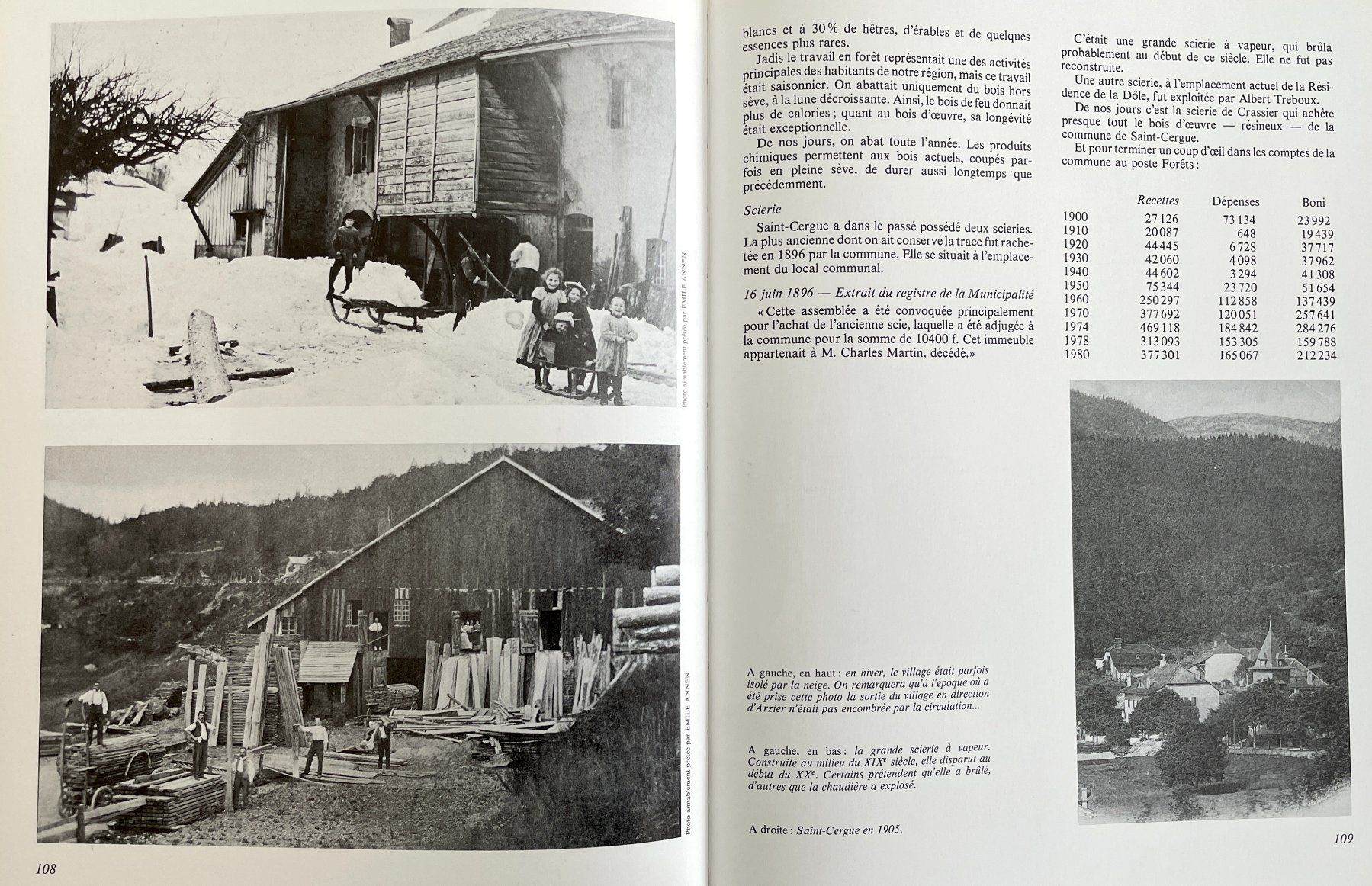 Libri: Livre - Saint-Cergue - histoire de la Commune – Usato da Savagnier venduto da Ne2065 5