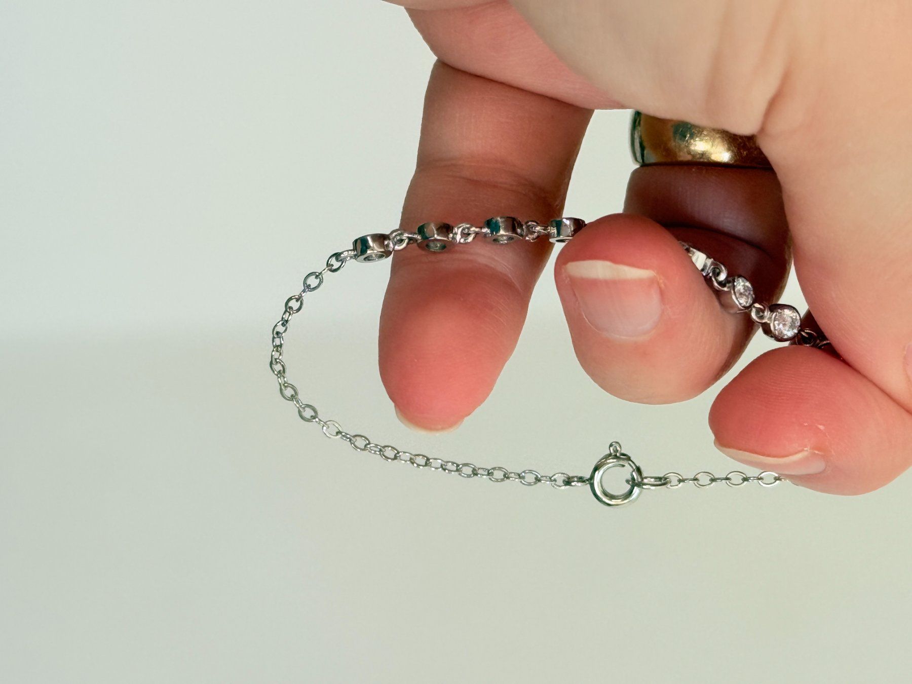 Bracelets: 3mm Moissanite Bracelet 7" – Neuf avec emballage d'origine à Genève par AGBERG 4