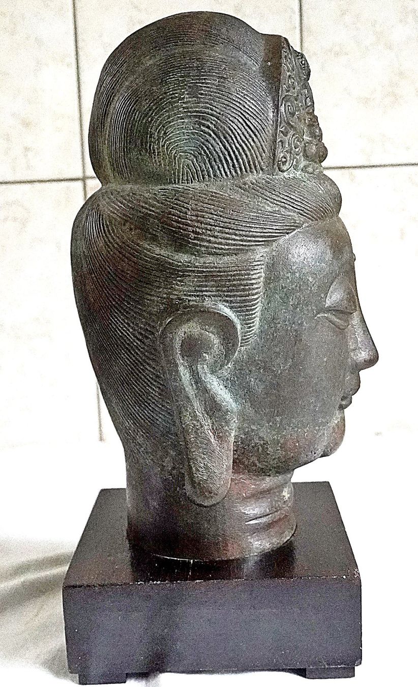 Sculture & Statue: Buddha Kopf Bronce aus Vietnam – Usato da Baar venduto da 2cvbaar 4