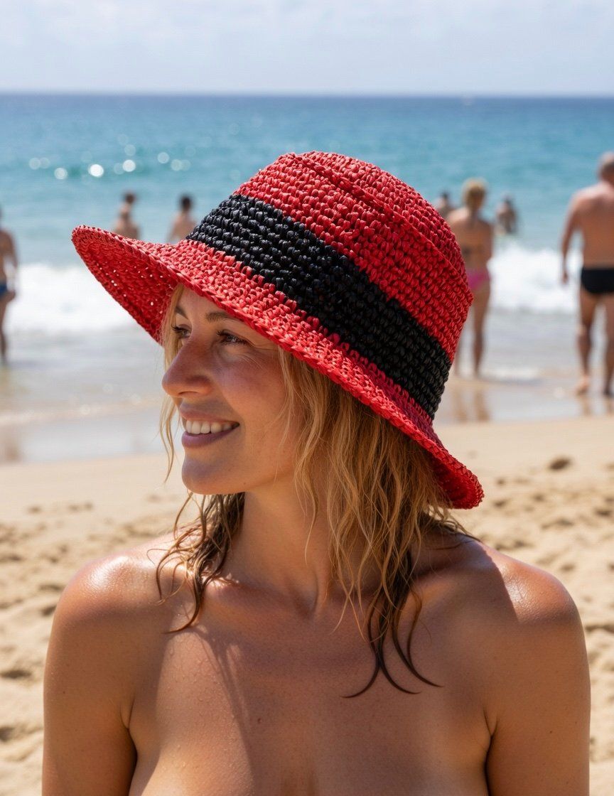 Chapeaux, bonnets & casquettes: Sonnenhut mit Eleganz & Stil – Neuf avec emballage d'origine à Surava par Kopfsache