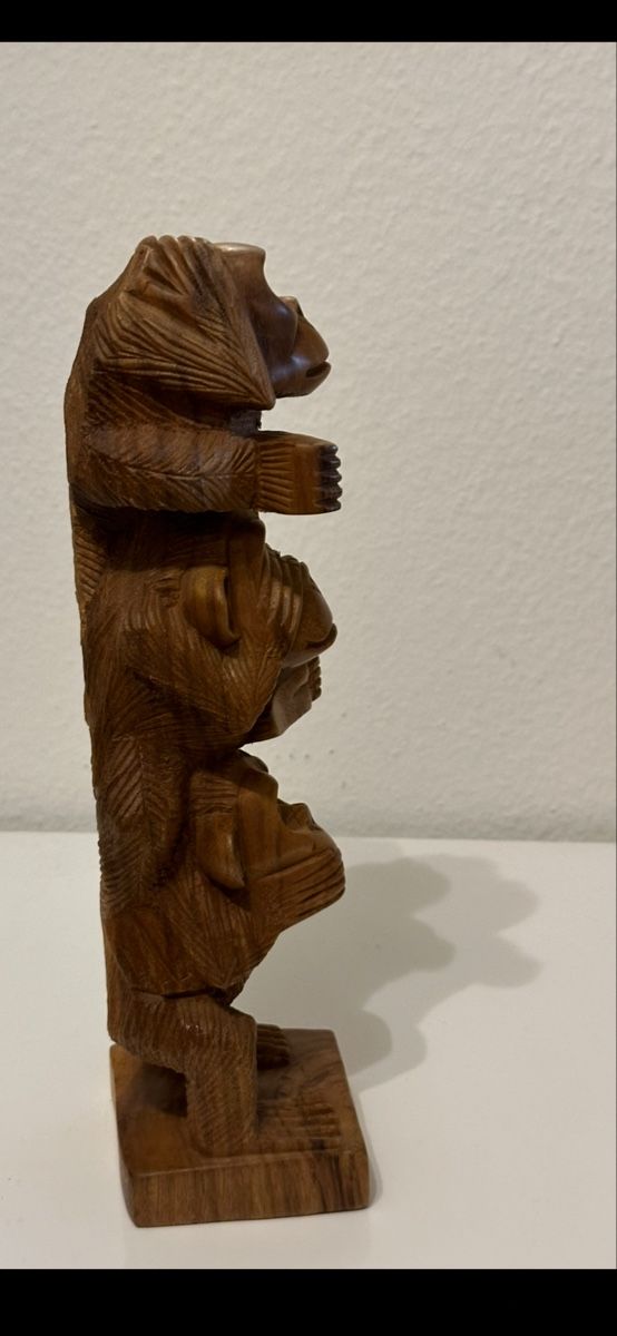 Sculture & Statue: Figur Die 3Affen aus Holz – Nuovo (secondo la descrizione) da Basel venduto da Ivana_4 1