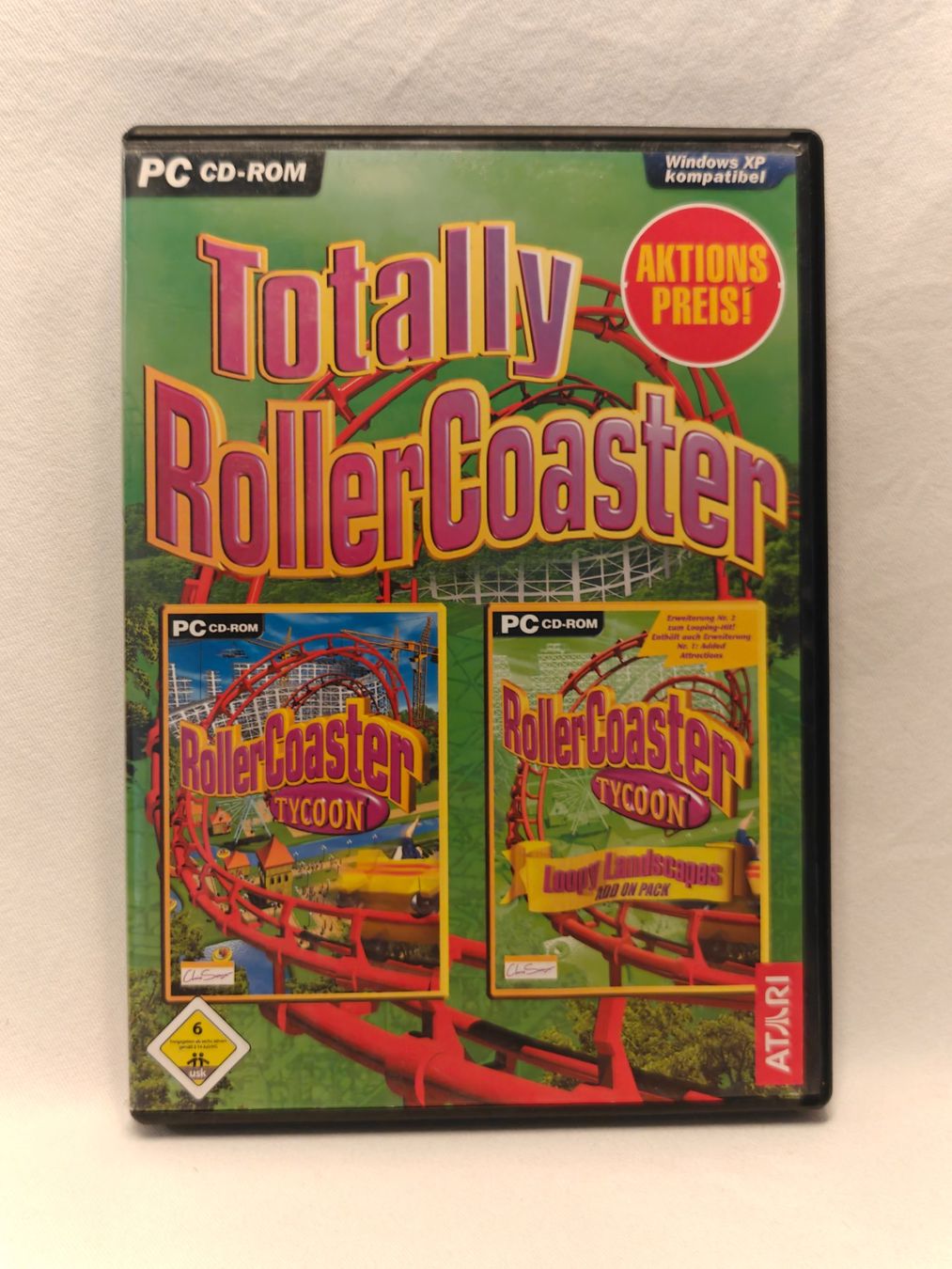 Jeux: Totally RollerCoaster PC CD-ROM Windows XP Spiel – D'occasion à Gutenswil par Vulcano21