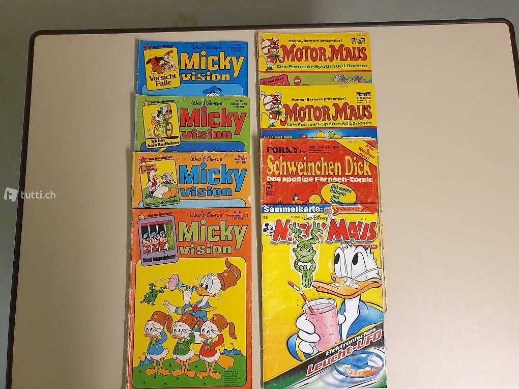 Comics: 8 Comic Hefte aus 1977, 1978, 1979 und 2006 – Gebraucht aus Malters von burzi