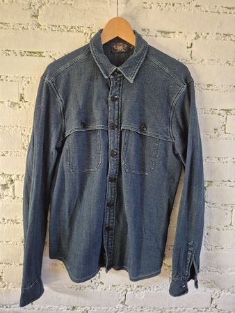 RRL Ralph Lauren Indigo Work Shirt