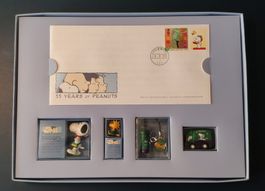 55 Jahre Peanuts Briefmarken/Bogen, FDC + Figuren Collection