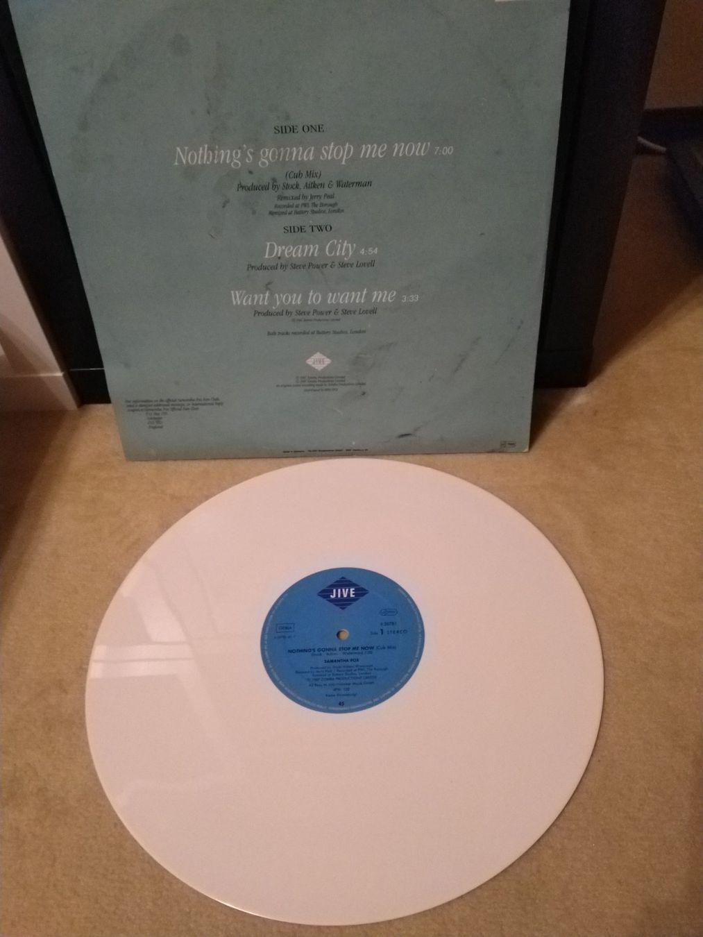 Dischi in vinile: Samantha Fox - Nothing's Gonna Stop Me Now 12'' Maxi Germany – Usato da Hinwil venduto da liliane2011 1