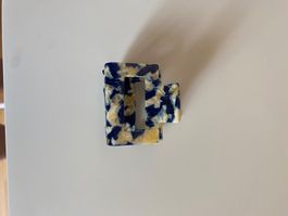 haarklammer blau-weiss