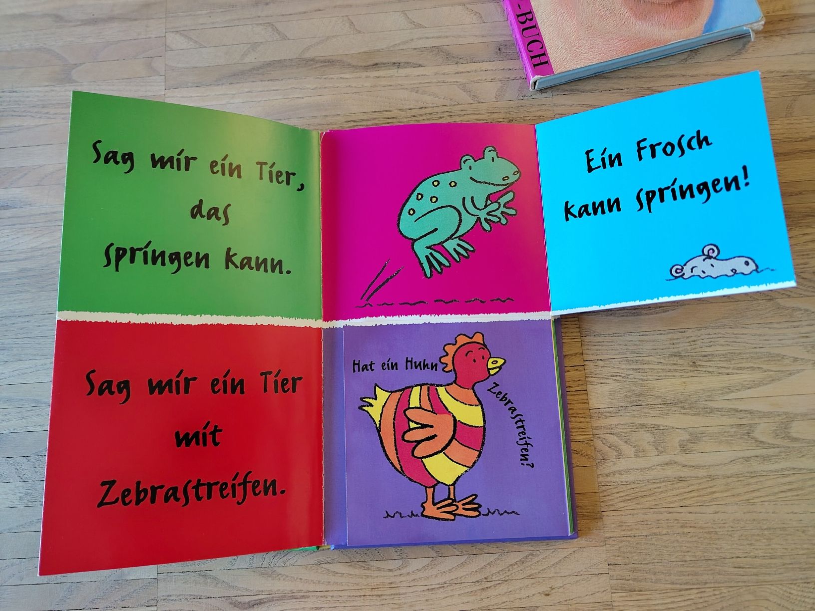 Bücher: Kinderbücher-Set: 4 Stk. Klapp-Buch, Stoff-Buch – Gebraucht aus Pratteln von Malvea 4