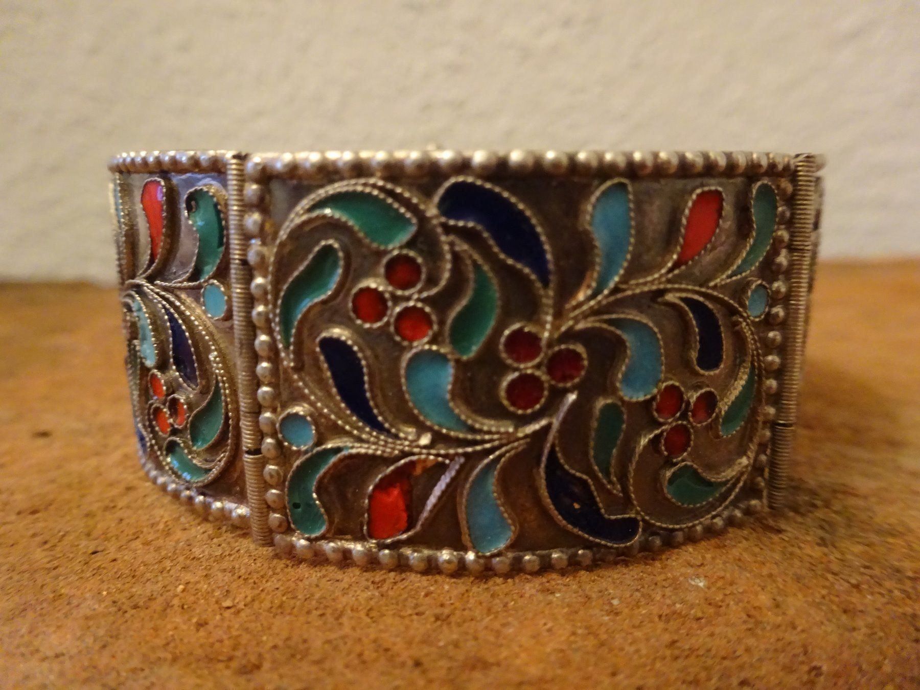 Bracciali & Braccialetti: Armband Silber Cloisonné – Usato da Esslingen venduto da FetteSchnecke